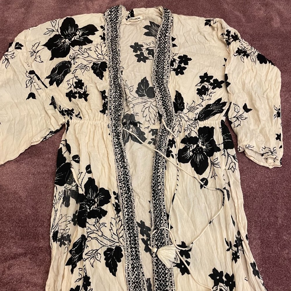 billabong womens swim coverup size M